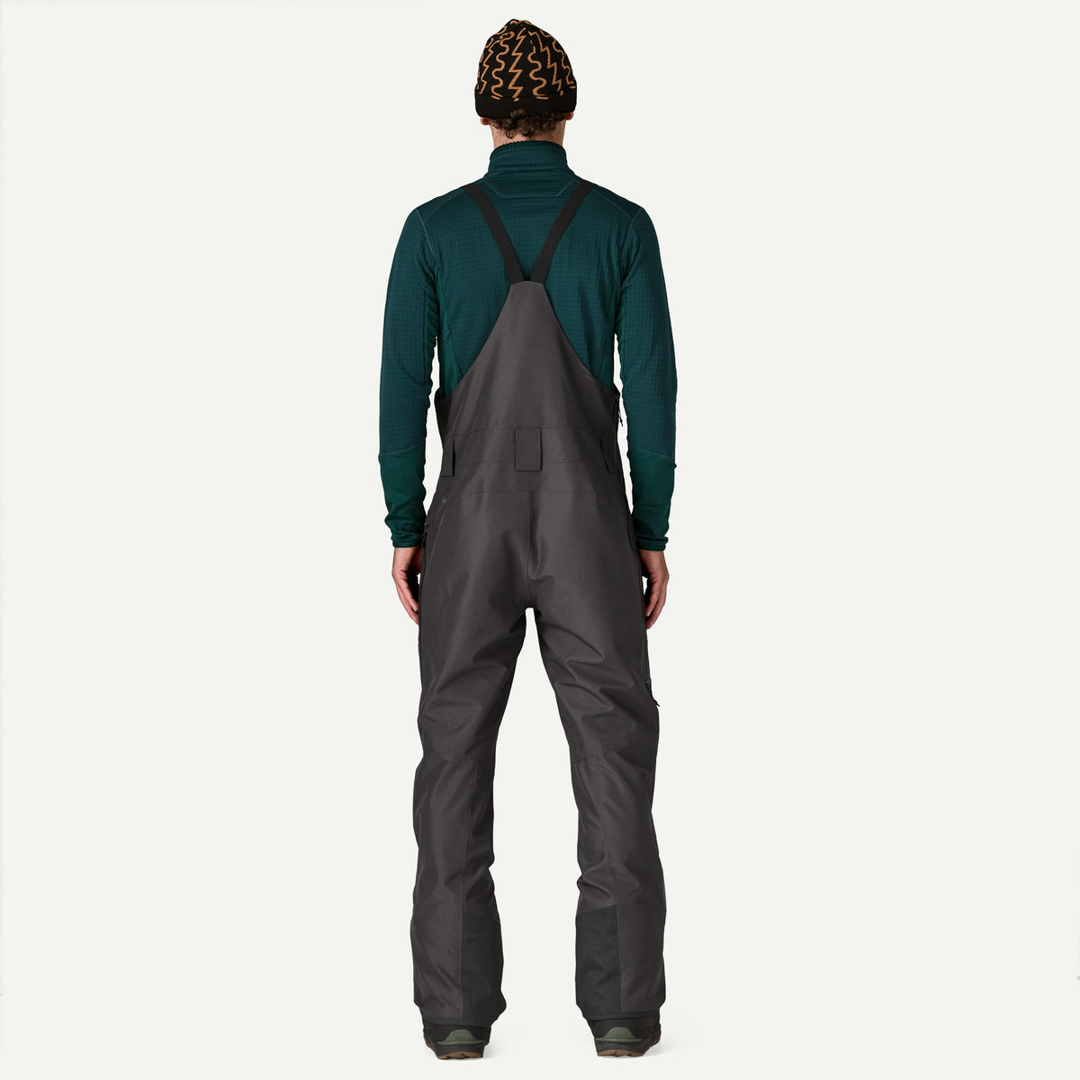 Patagonia Mens Powder Town Bibs - Reg - BLK_Black