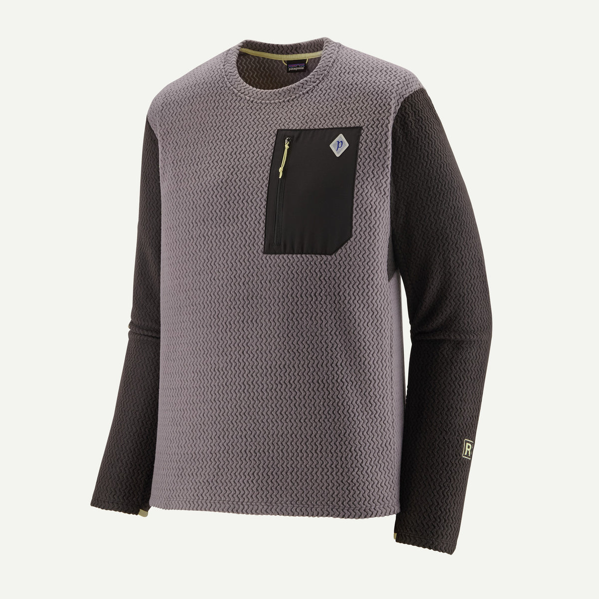 Patagonia Mens R1 Air Crew F26 - MYGR_May Grey
