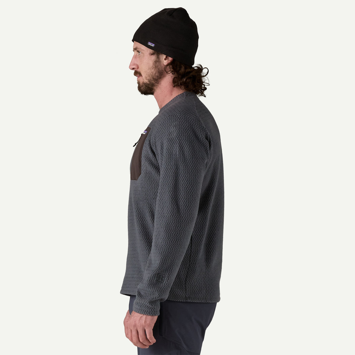 Patagonia Mens R1 Air Crew F26 - SMDB_Smolder Blue