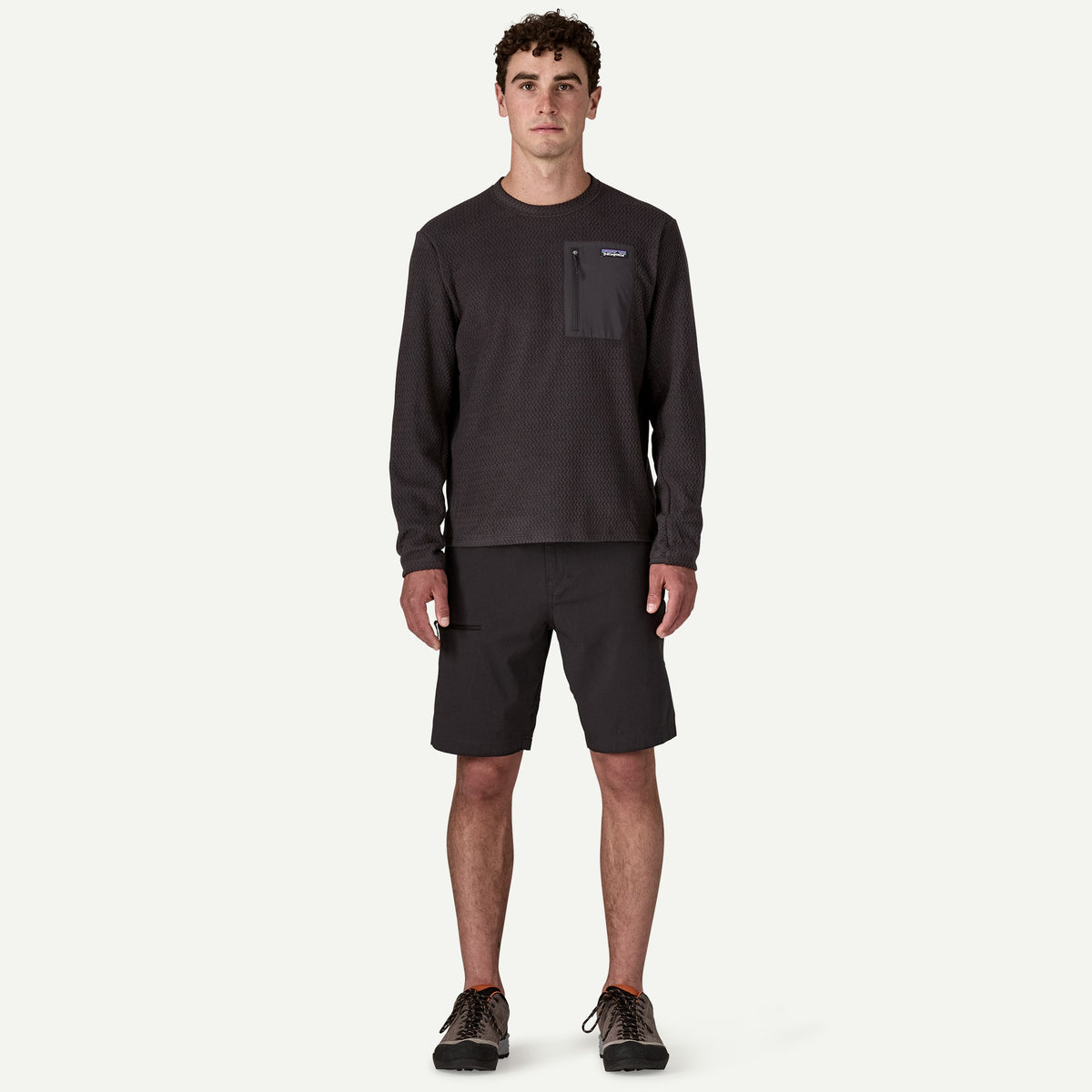Patagonia Mens R1 Air Crew F26 - BLK_Black
