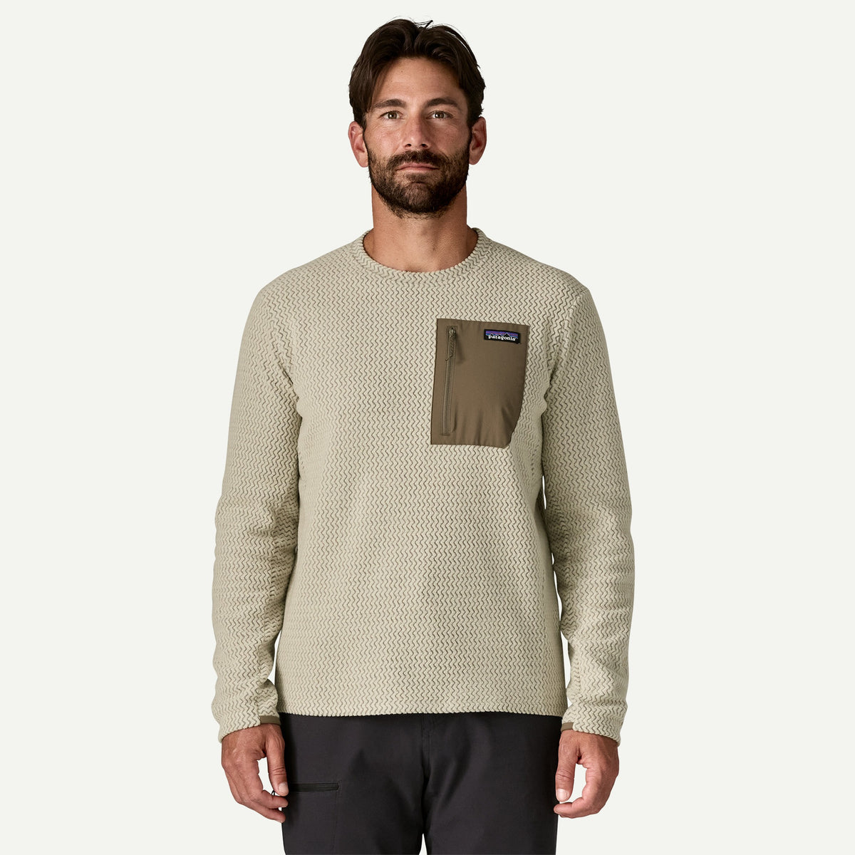 Patagonia Mens R1 Air Crew F26 - PLCN_Pelican