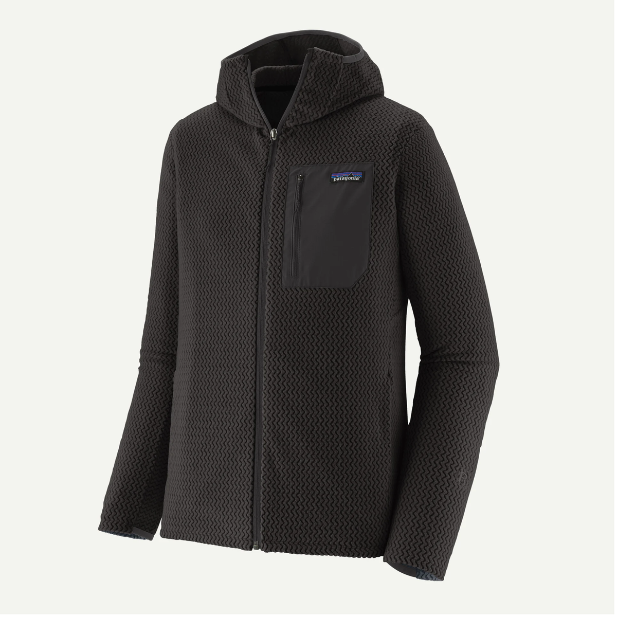 Patagonia Mens R1 Air Full-Zip Hoody-Black