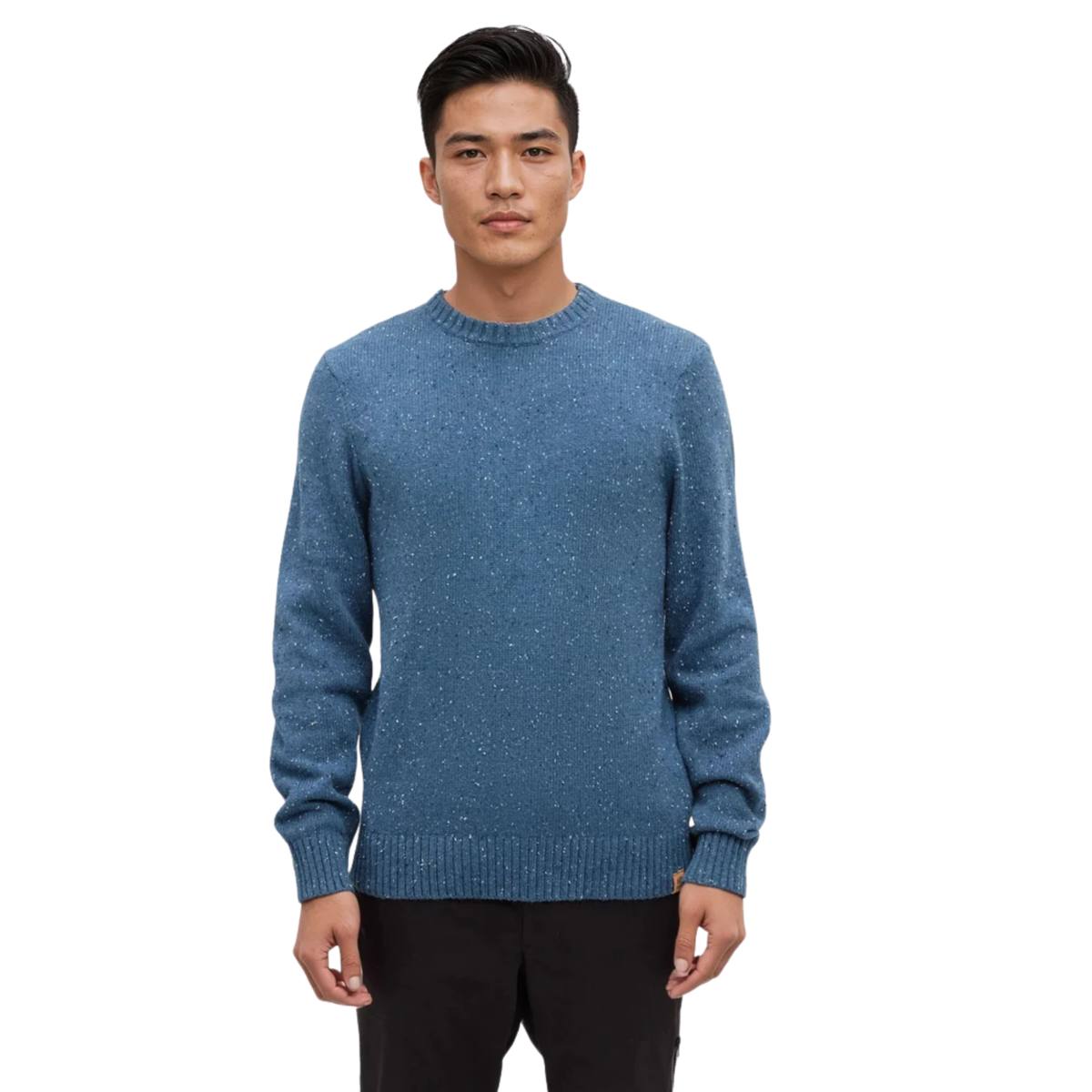 Tentree Mens Rambler Fleck Sweater- blue horizon fleck