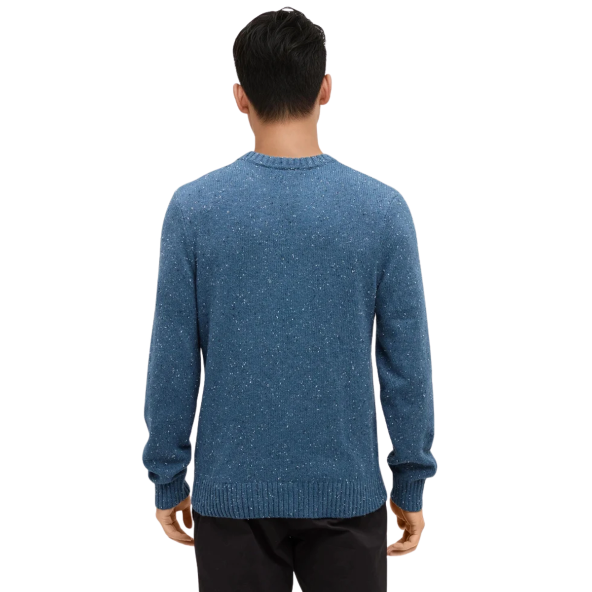 Tentree Mens Rambler Fleck Sweater- blue horizon fleck