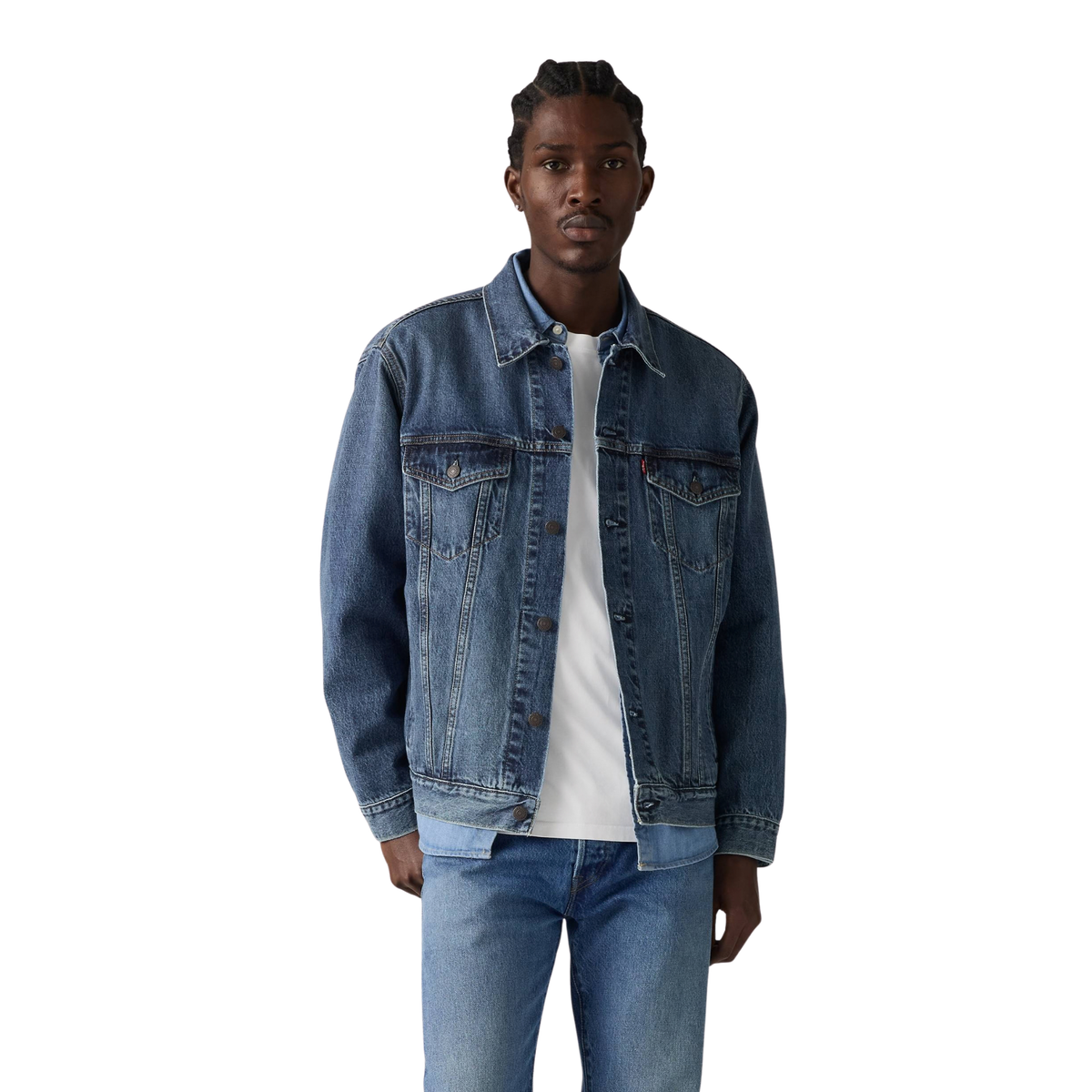 Levis Premium Mens Relaxed Fit Trucker - Friend Of Mine Trk