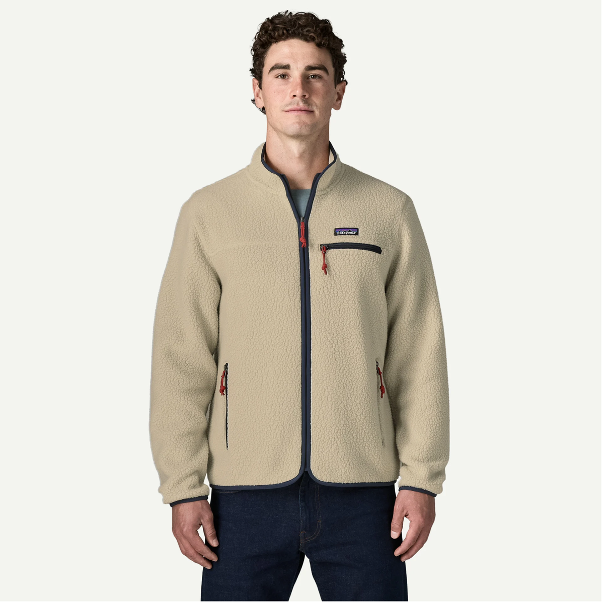 Patagonia Mens Retro Pile Jacket-Pelican