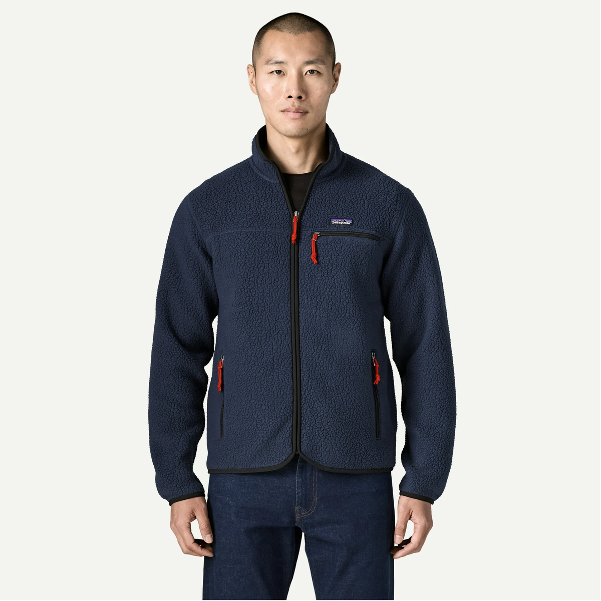 Patagonia Mens Retro Pile Jacket-New Navy