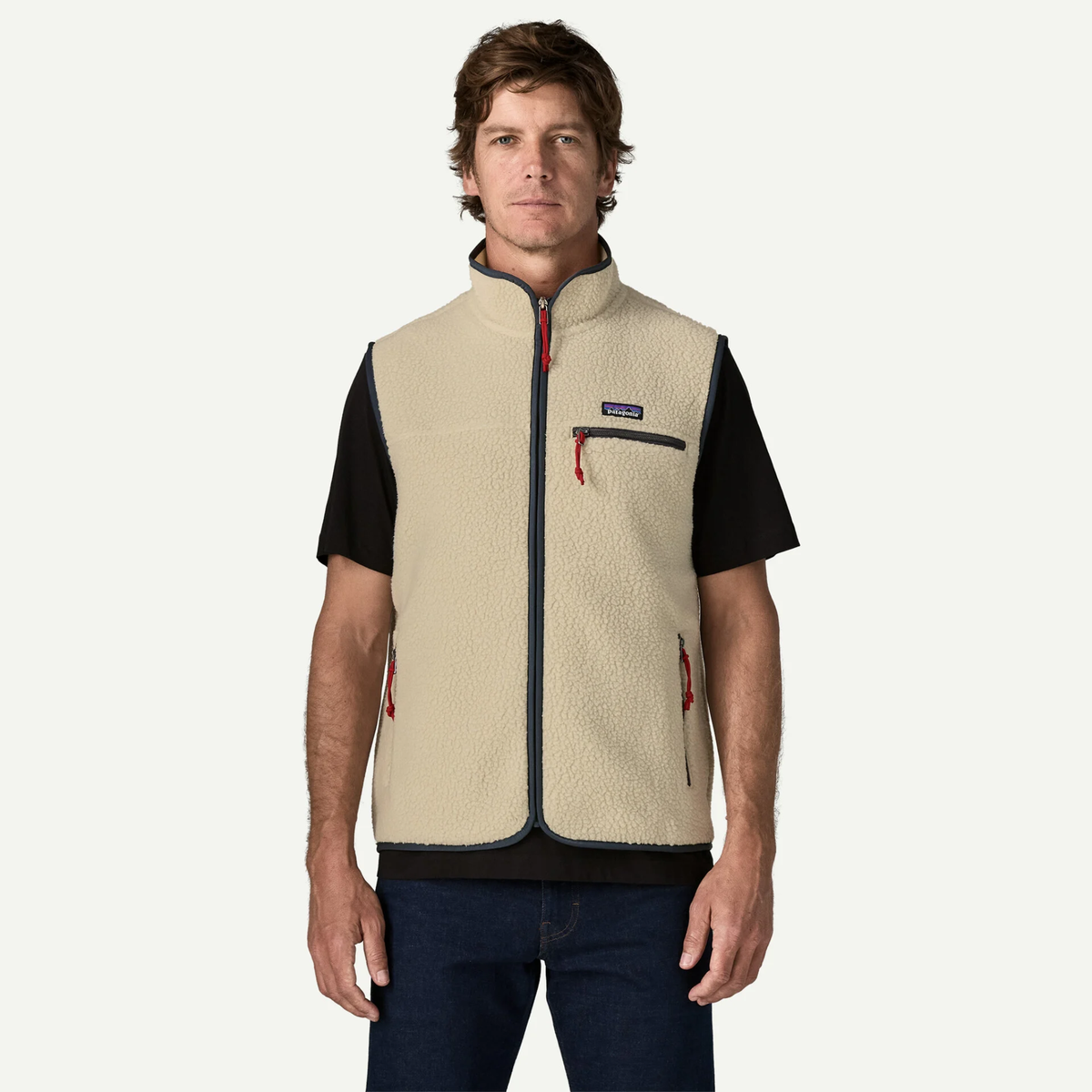 Patagonia Mens Retro Pile Vest-Pelican 

