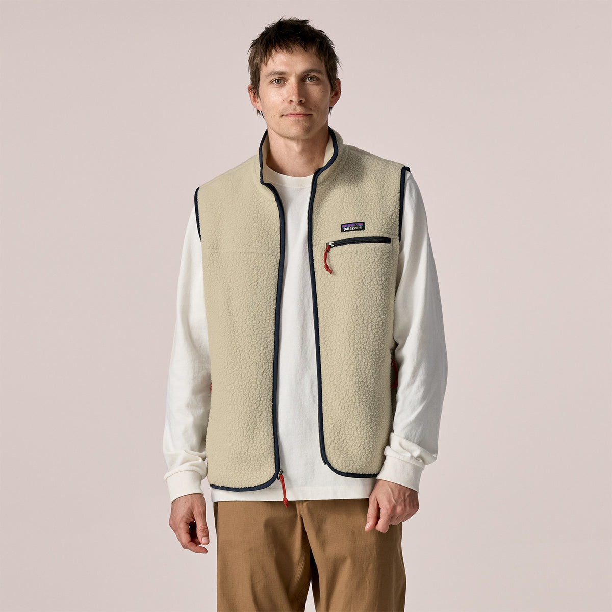 Patagonia Mens Retro Pile Vest F26 - PLCN_Pelican