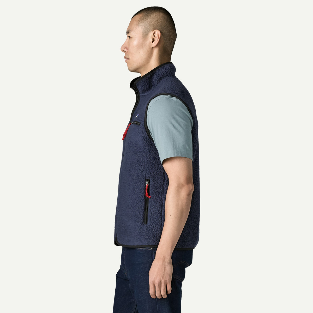 Patagonia Mens Retro Pile Vest F26-New Navy