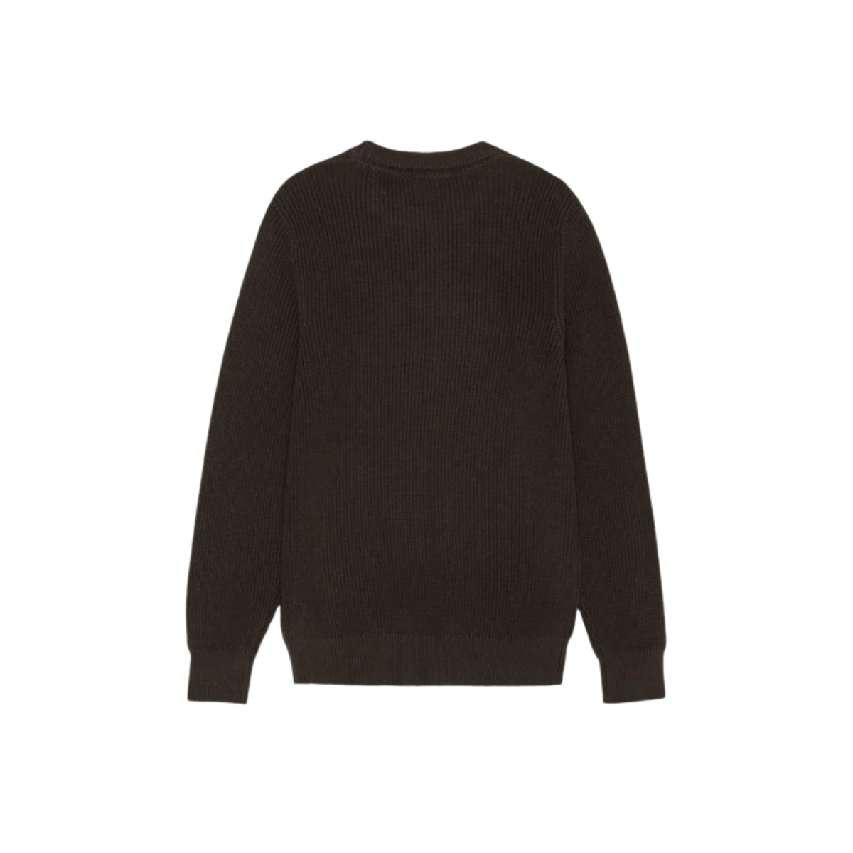 Les Deux Mens Rib Crewneck Knit-Mola Brown 