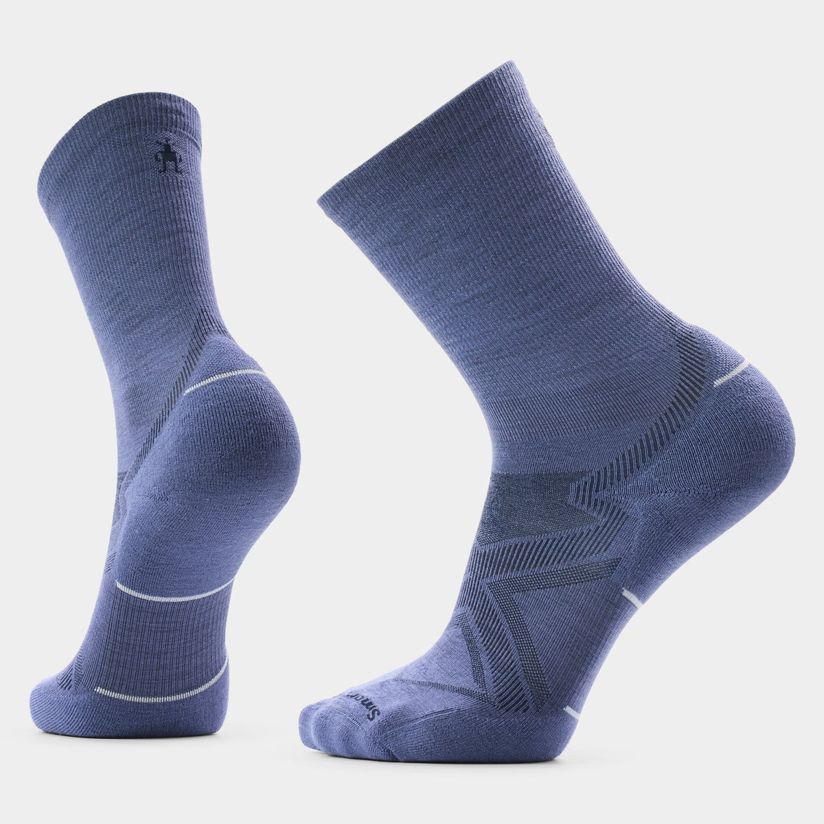 Smartwool Mens Run Cold Weather Targeted Cushion Crew Socks - Nightfall Blue