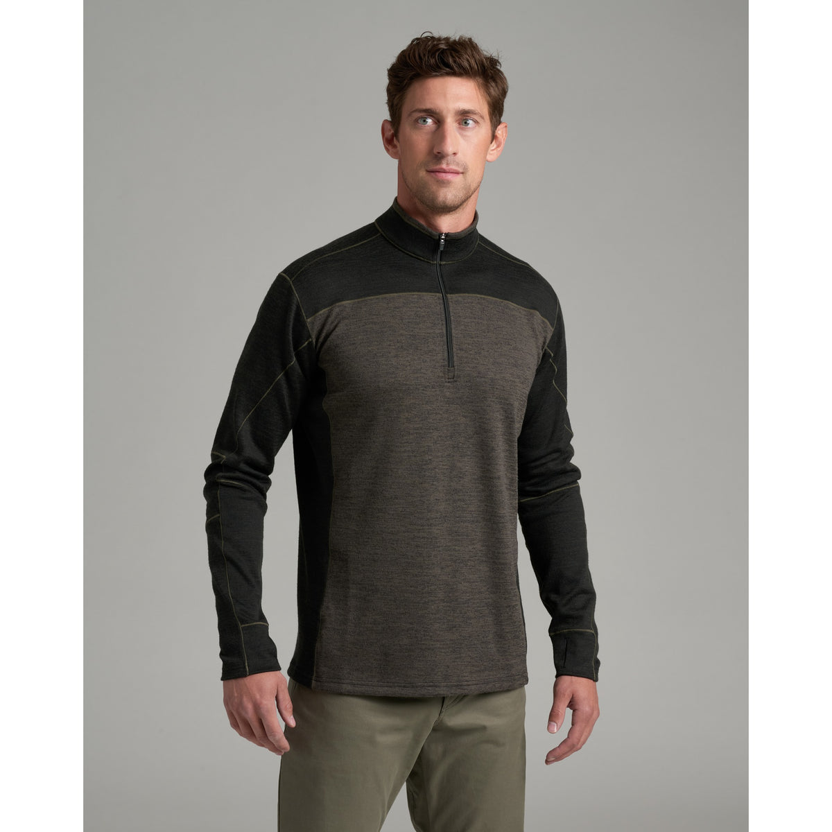 Kuhl Mens Ryzer 1/4 Zip - BLACK/KOAL