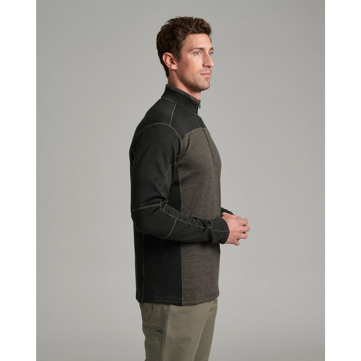 Kuhl Mens Ryzer 1/4 Zip - BLACK/KOAL