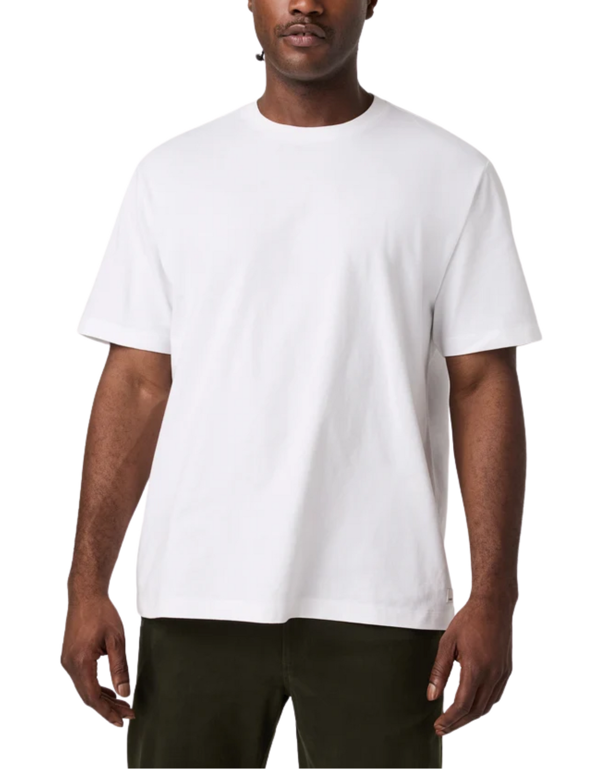 Vuori Mens S/S Vuori Heavyweight Tee-Rlx- White