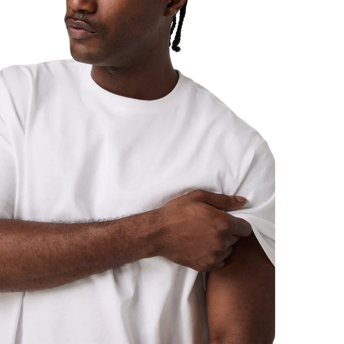 Vuori Mens S/S Vuori Heavyweight Tee-Rlx- White