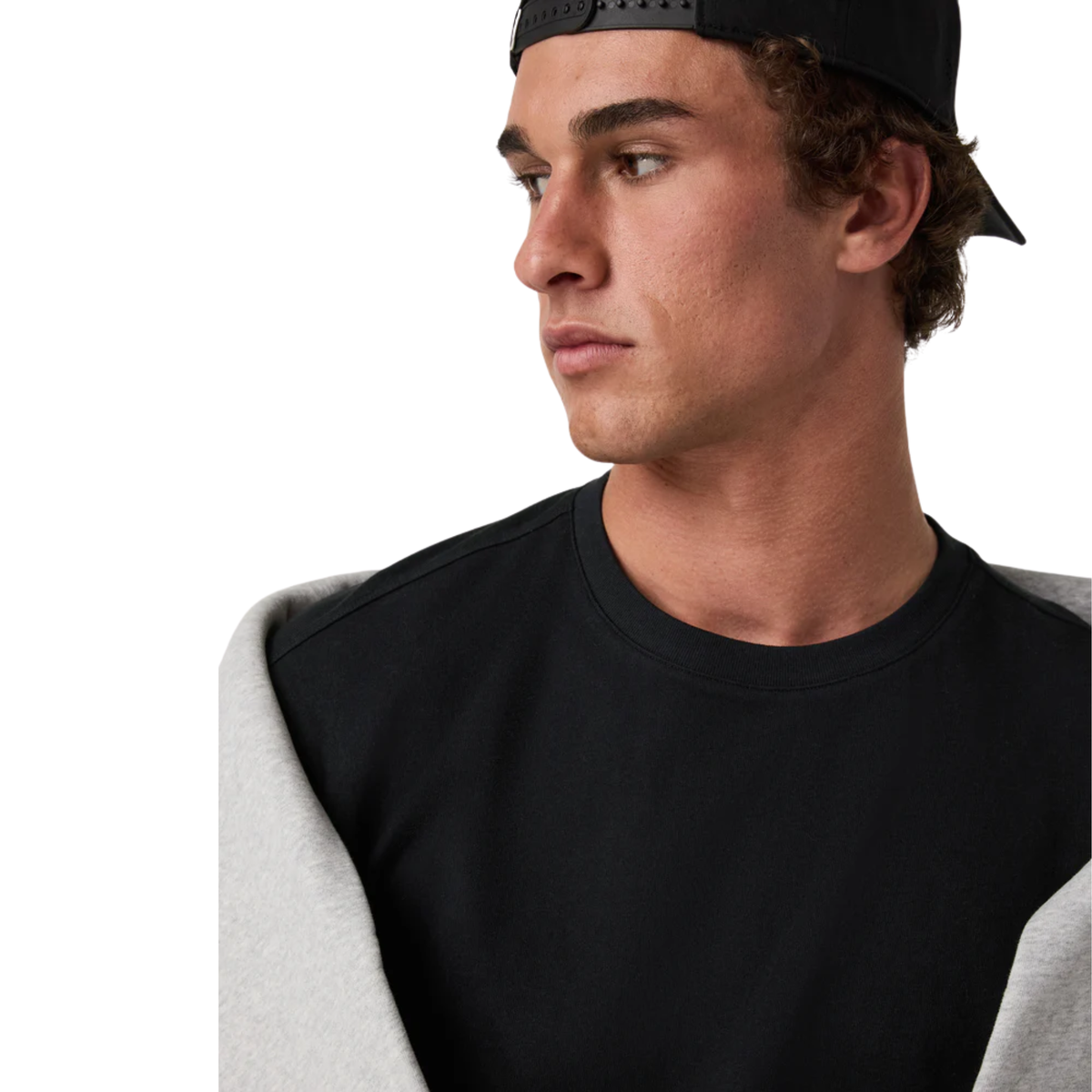 Vuori Mens S/S Vuori Heavyweight Tee-Rlx- Black