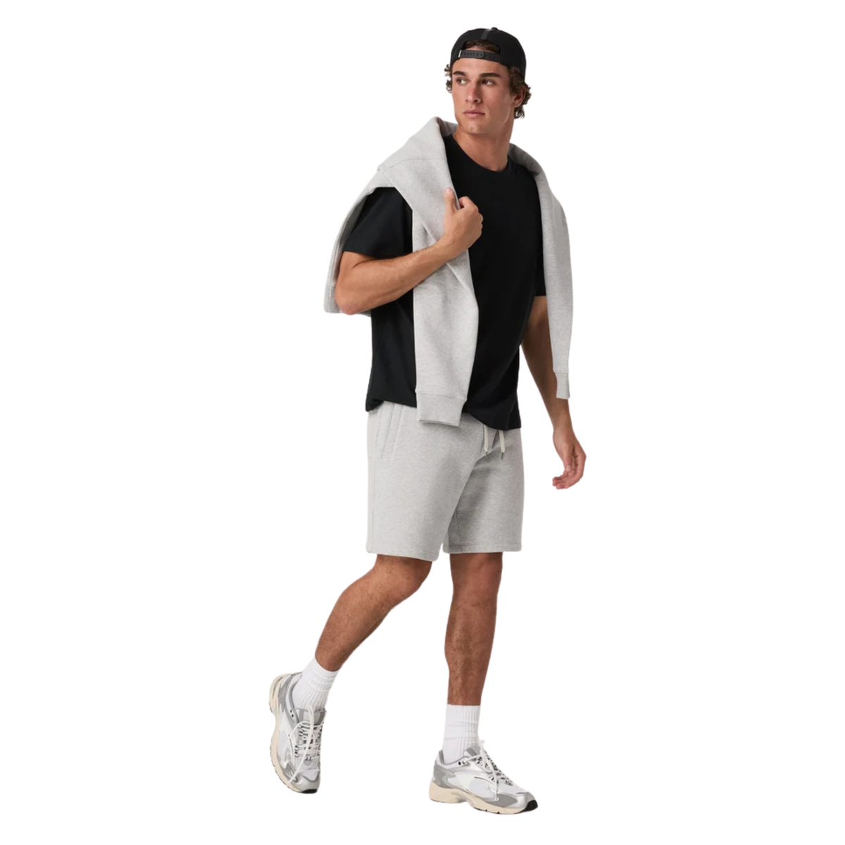 Vuori Mens S/S Vuori Heavyweight Tee-Rlx- Black