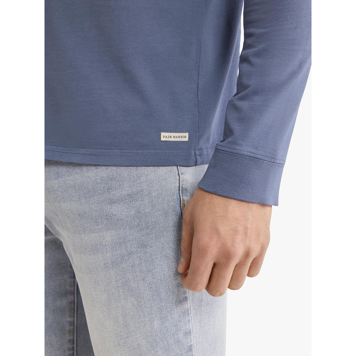 Fair Harbor Mens Saltaire Long Sleeve Tee - Navy