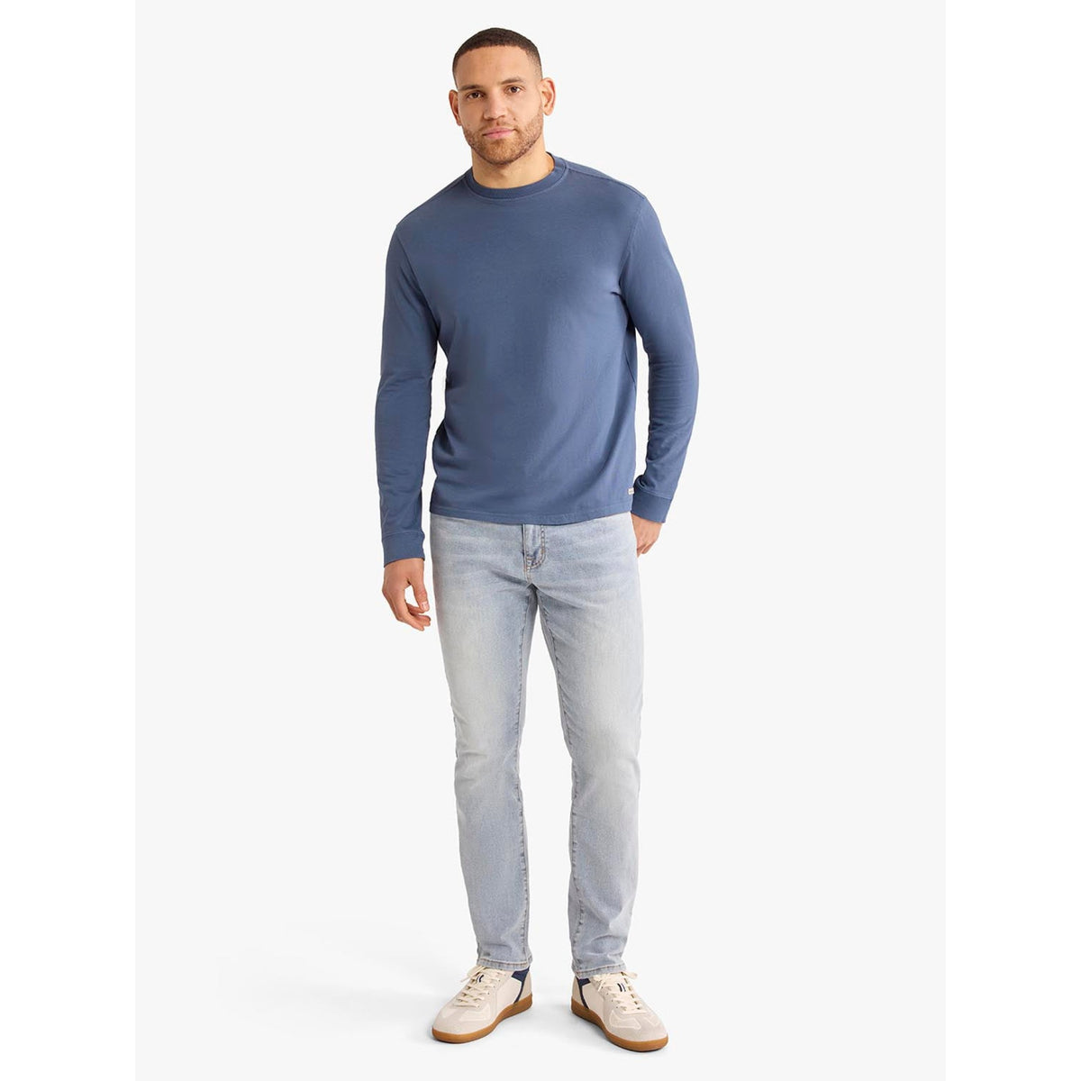 Fair Harbor Mens Saltaire Long Sleeve Tee - Navy