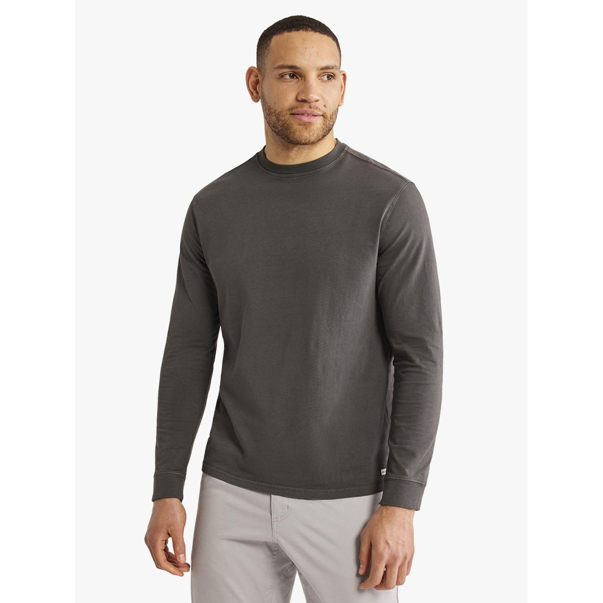 Fair Harbor Mens Saltaire Long Sleeve Tee - Black