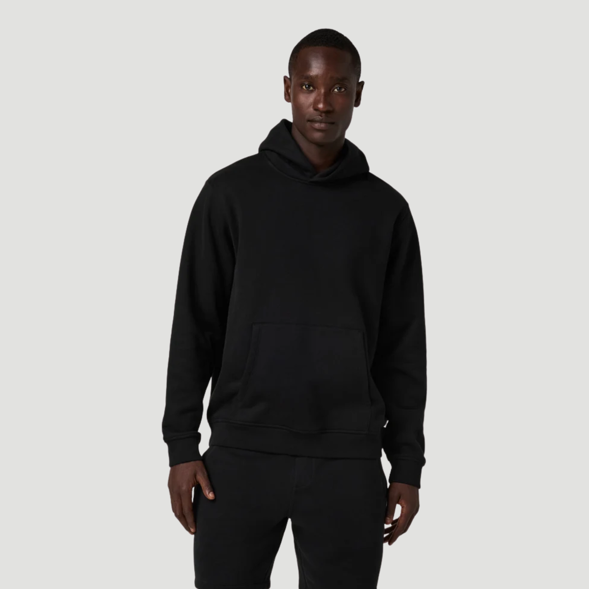 Vuori Mens Seaside Pullover Hoodie 2.0-Black
