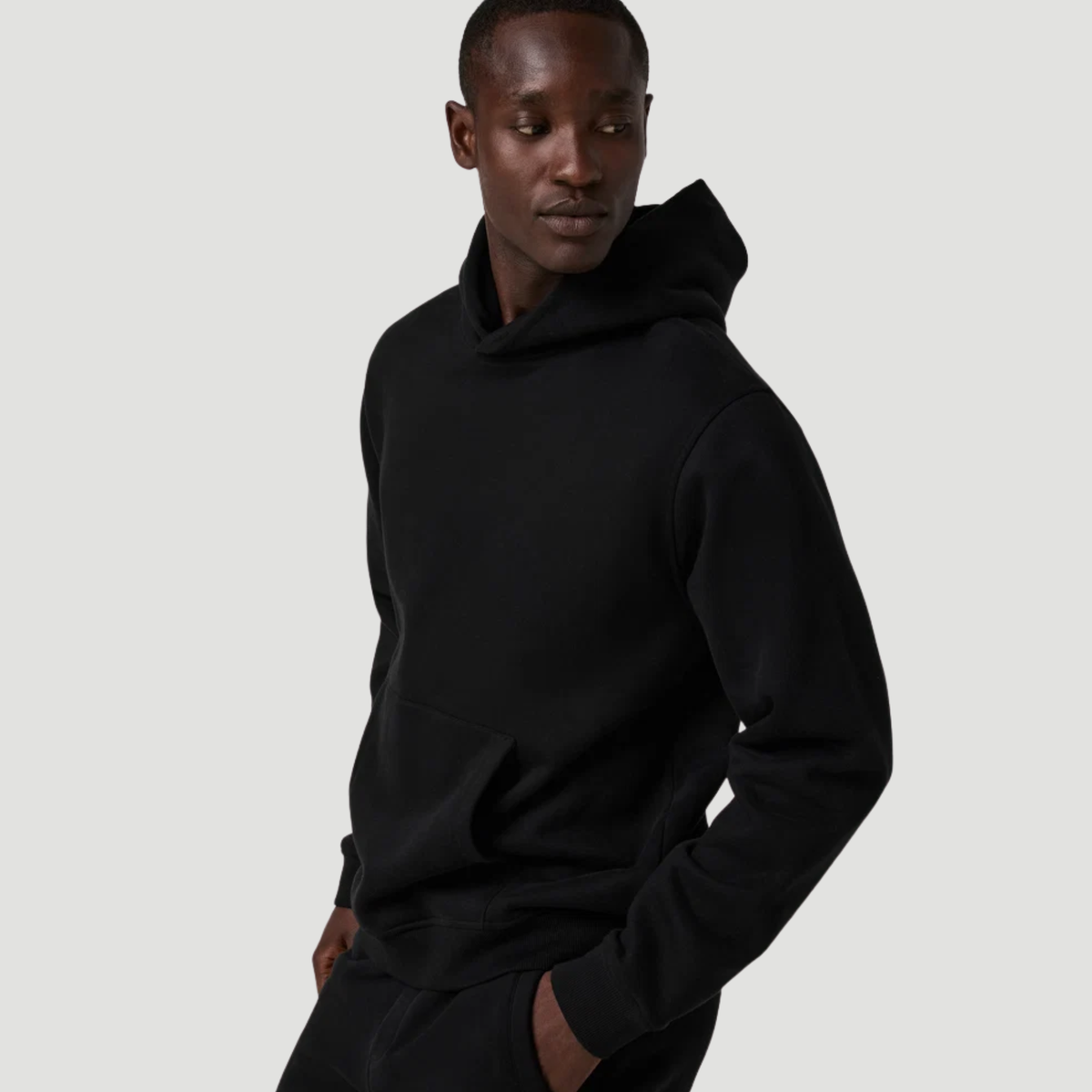 Vuori Mens Seaside Pullover Hoodie 2.0-Black
