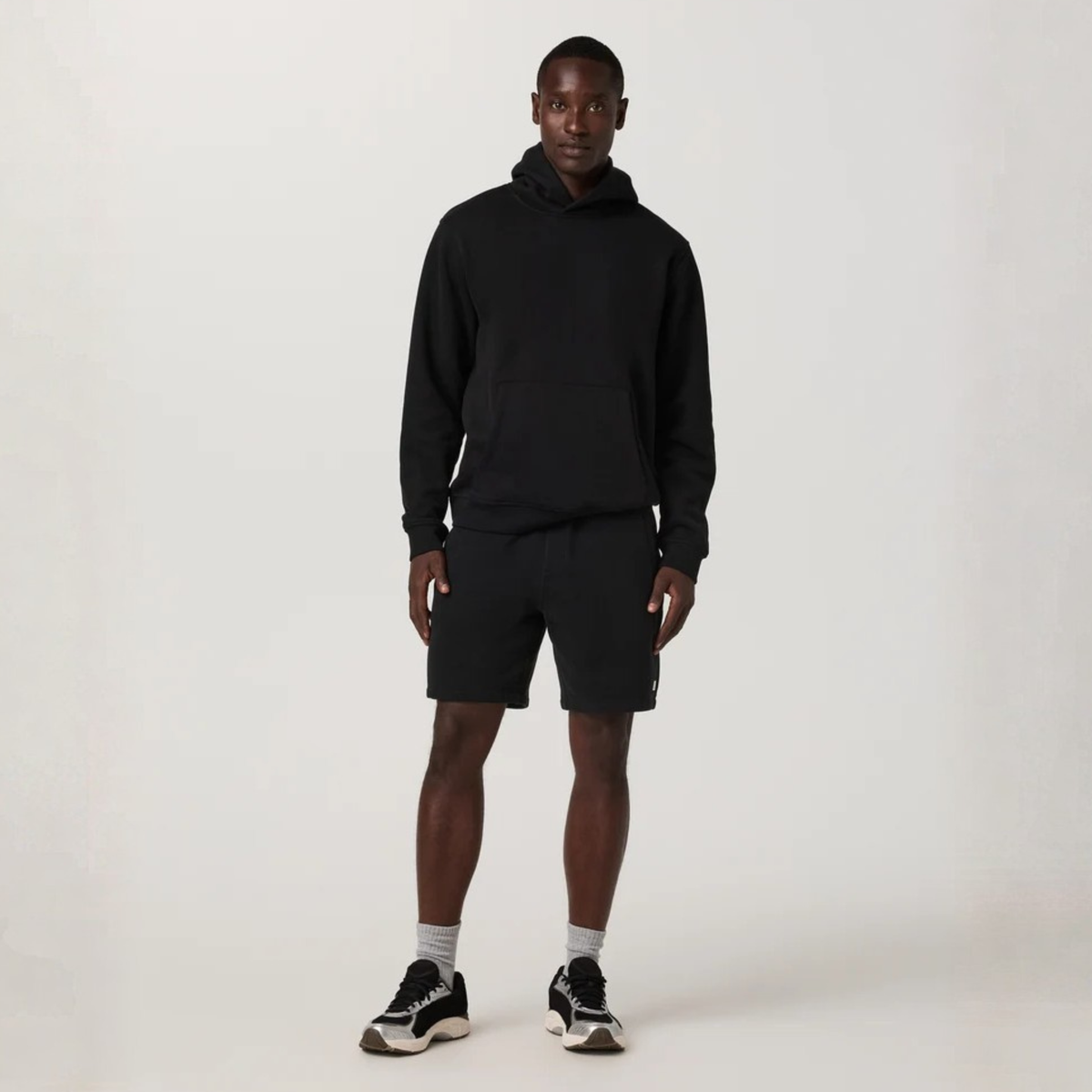Vuori Mens Seaside Pullover Hoodie 2.0-Black