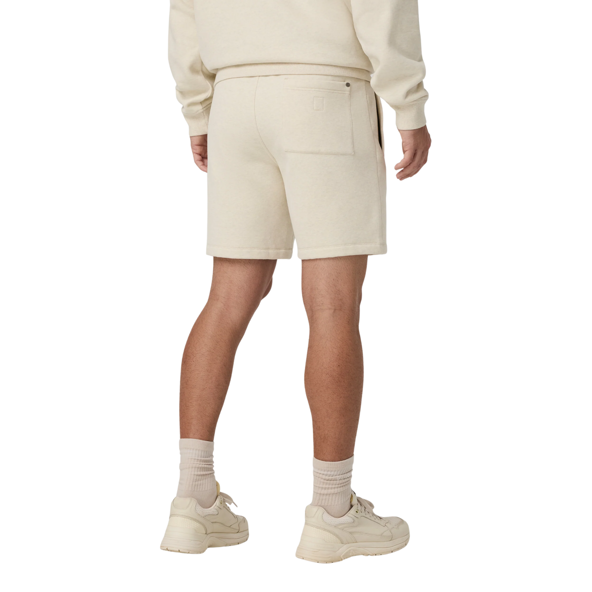Vuori Mens Seaside Short 8"- Buttermilk Heather