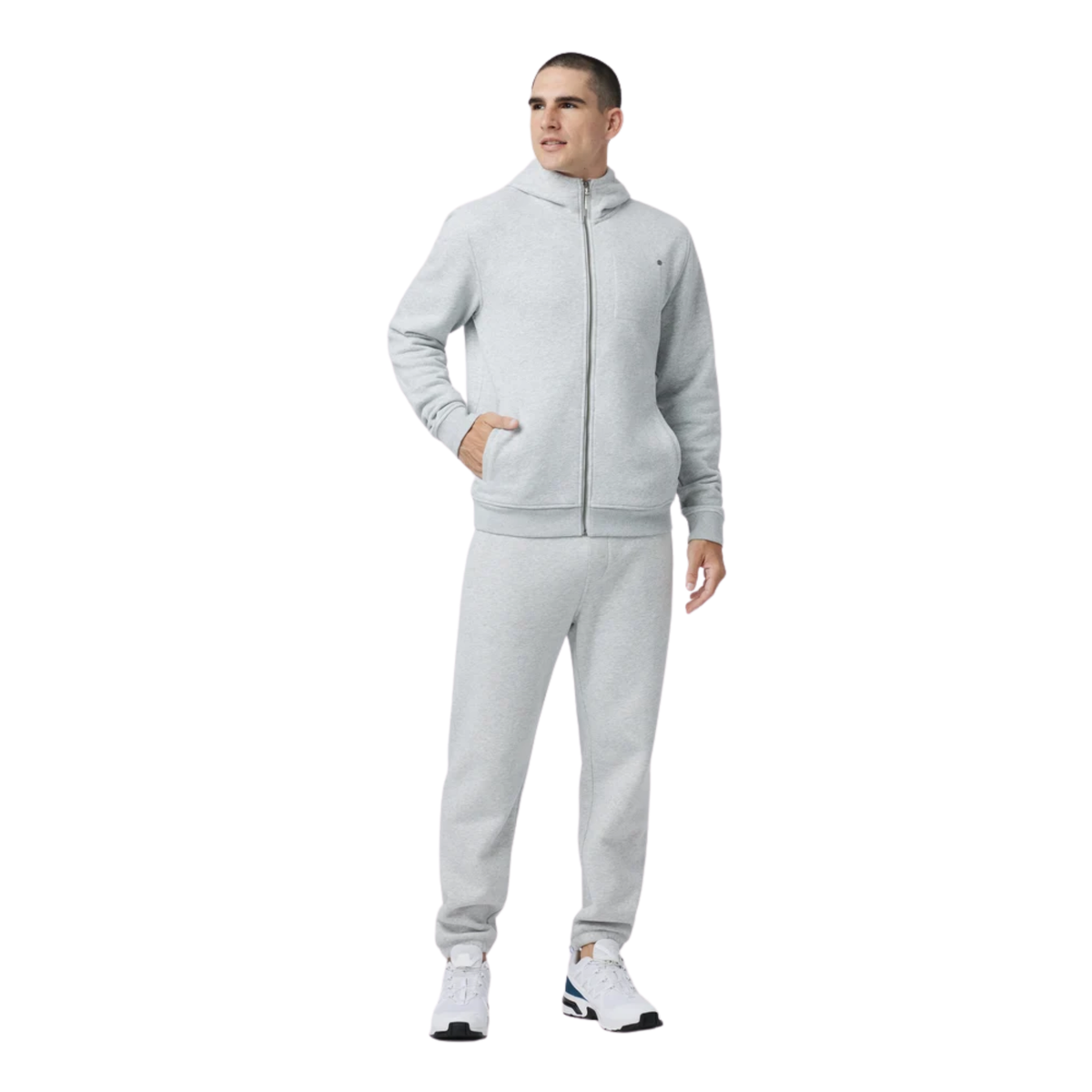 Vuori Mens Seaside Sweatpant 28" -Light Heather Grey