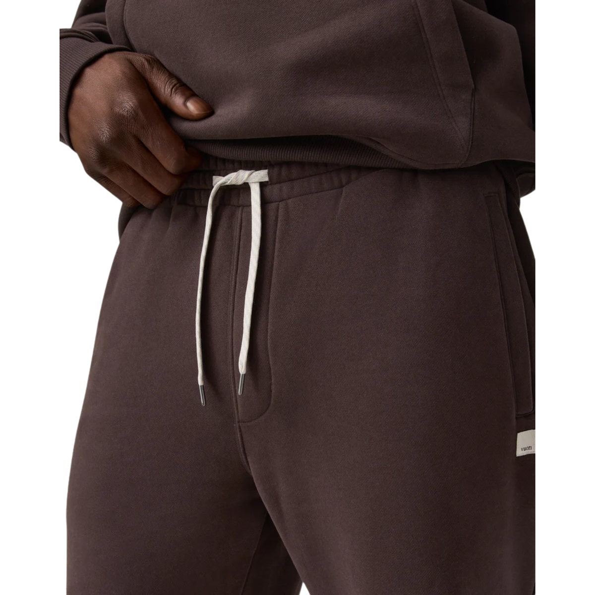 Vuori Mens Seaside Sweatpant 28" -French Roast 