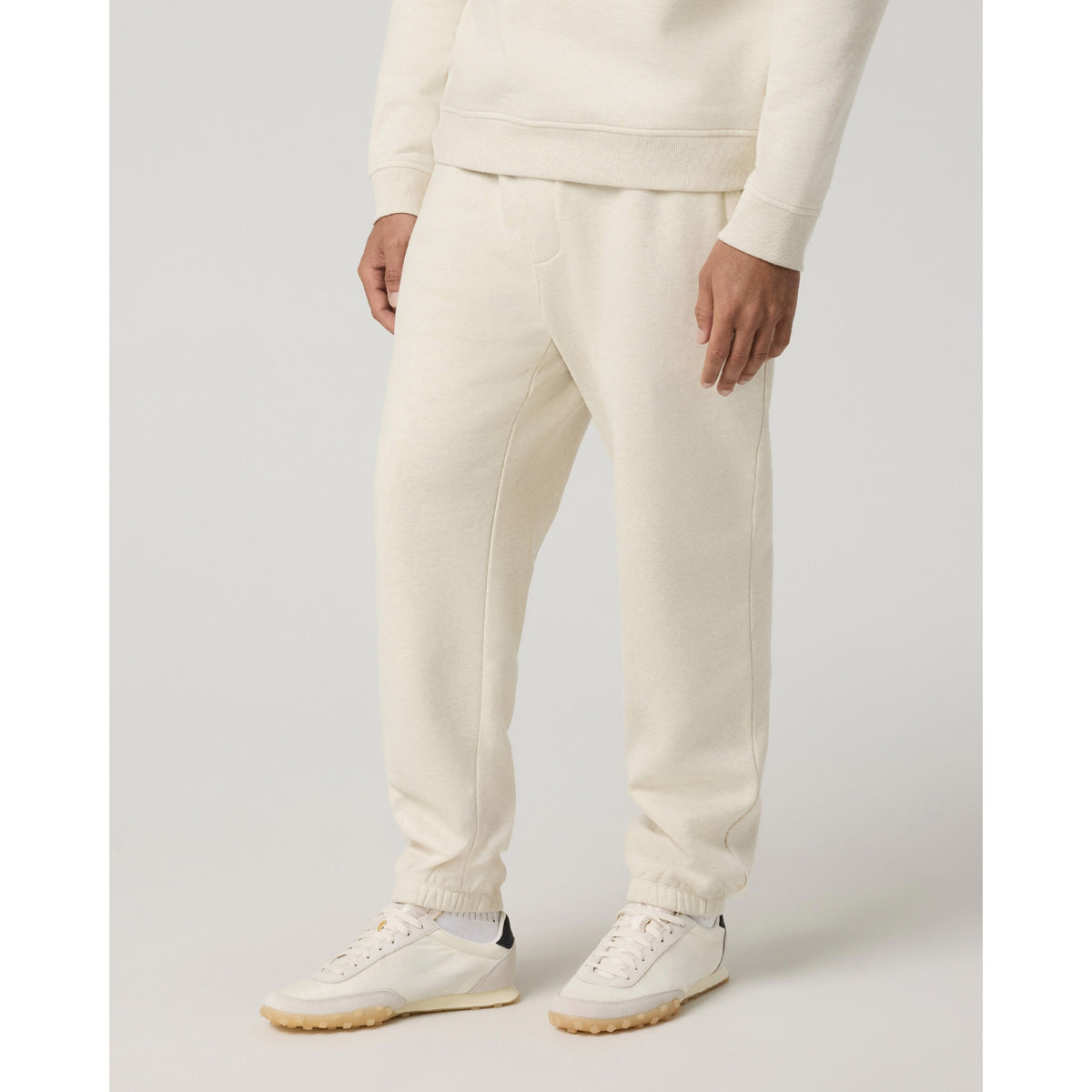 Vuori Mens Seaside Sweatpant 28" - Buttermilk Heather