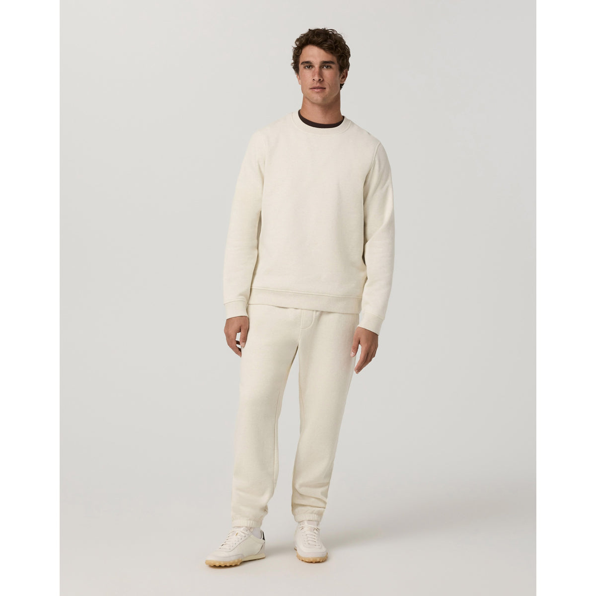 Vuori Mens Seaside Sweatpant 28" - Buttermilk Heather