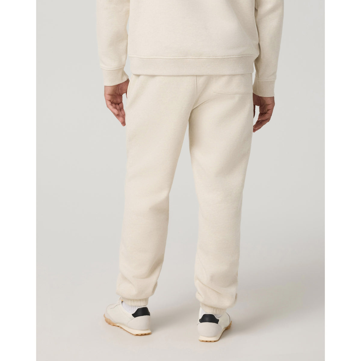 Vuori Mens Seaside Sweatpant 28" - Buttermilk Heather