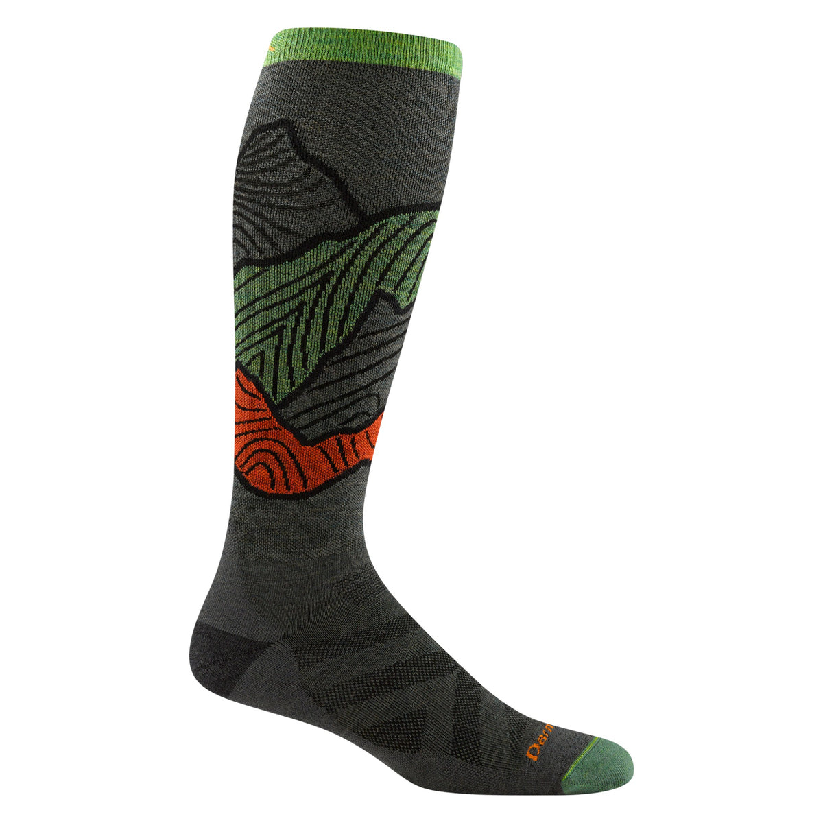 Darn Tough Vermont Mens Snow Titan OTC Lightweight with Cushion