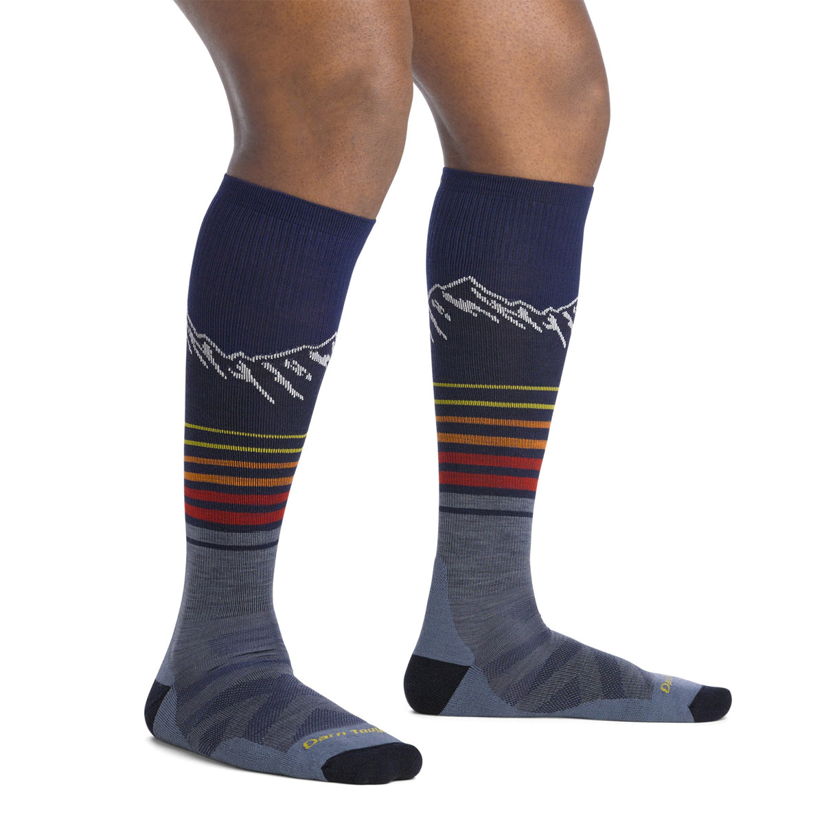 Darn Tough Vermont Mens Steep Lines Lightweight OTC Sock