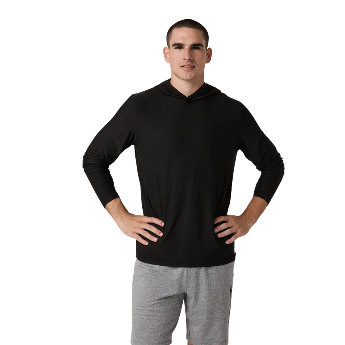 Uvori Mens Strato Tech Hoodie- Black