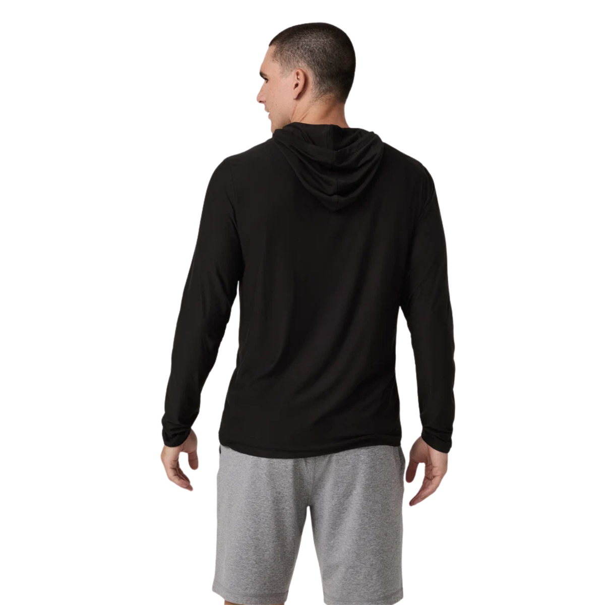 Uvori Mens Strato Tech Hoodie- Black