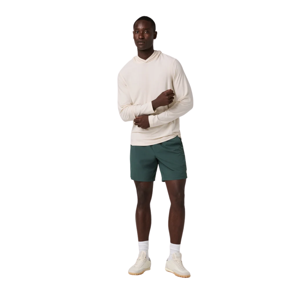 Uvori Mens Strato Tech Hoodie- White
