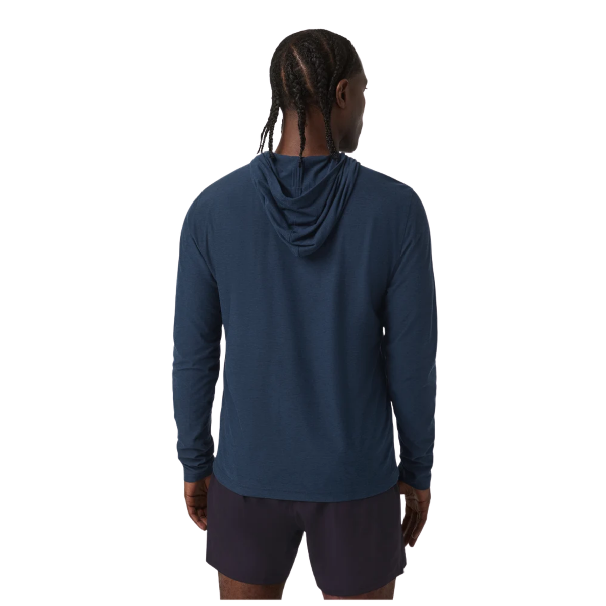 Uvori Mens Strato Tech Hoodie- Navy Heather