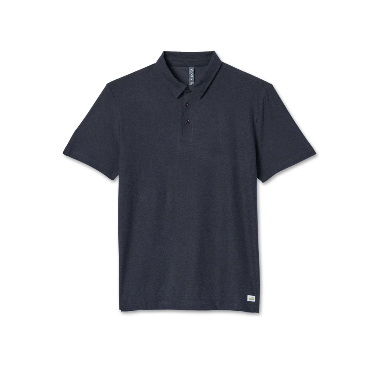 Vuori Mens Strato Tech Polo- Charcoal Heather 