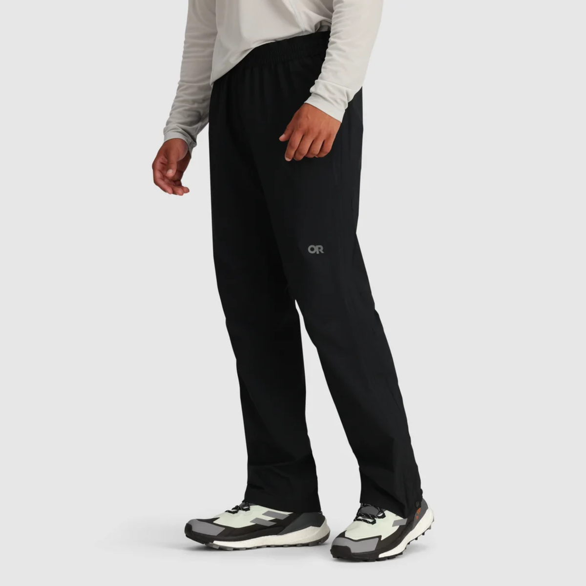 Outdoor Research Mens Stratoburst Stretch Rain Pants-Black