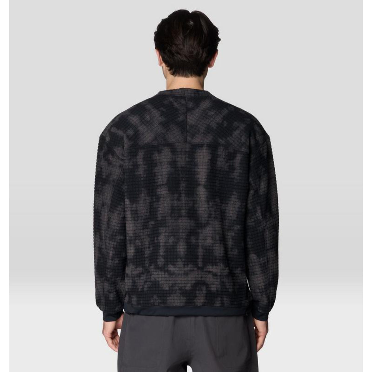 Mountain Hardwear Mens Summit Grid Big Grid Pullover Crew