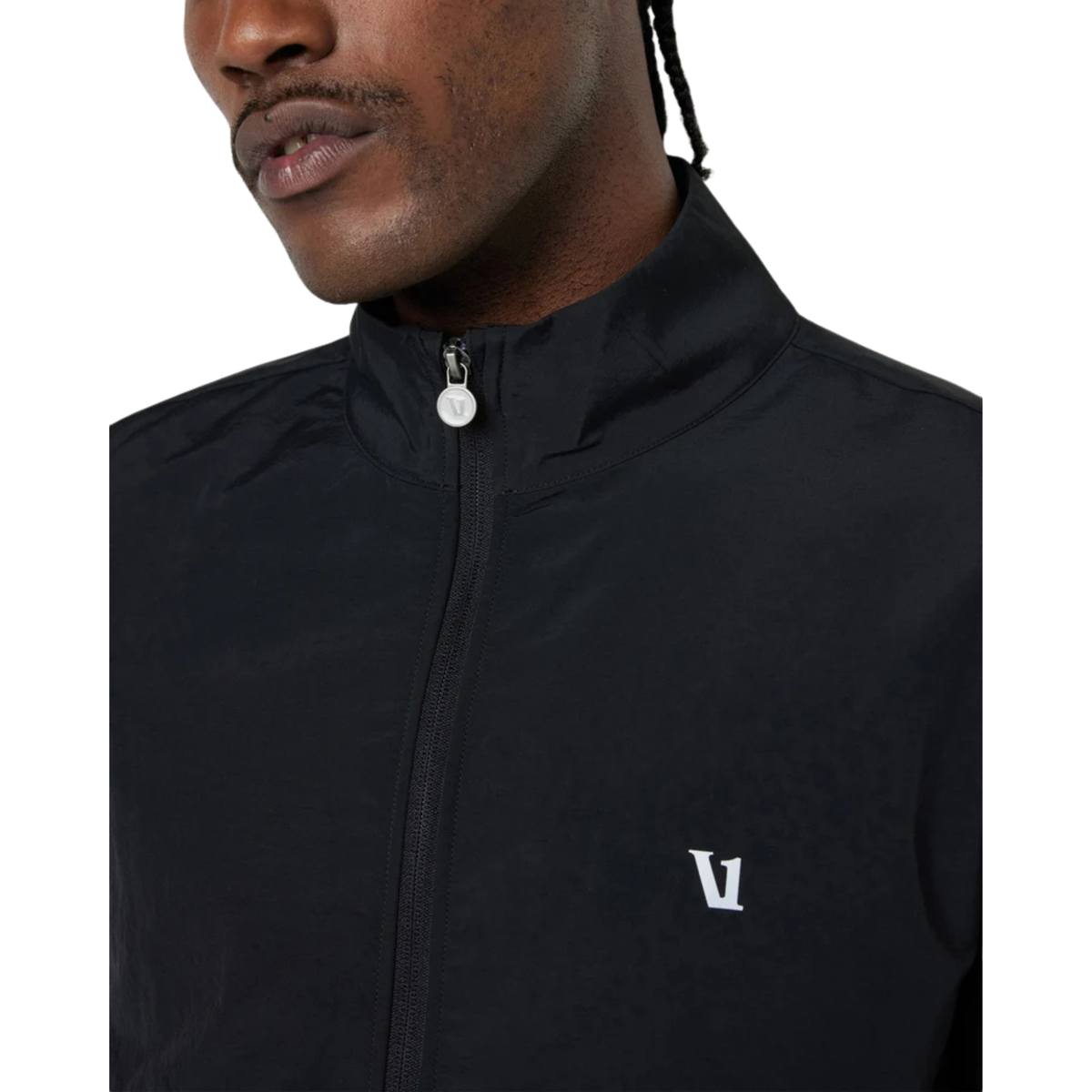 Vuori Mens Sunday Element Track Jacket-Black