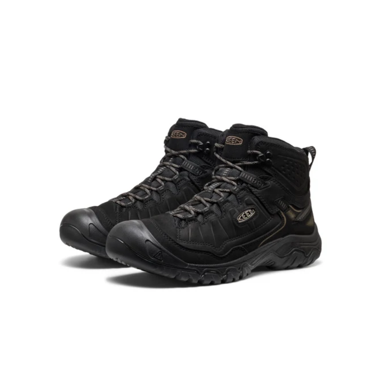 Keen Mens Targhee IV Mid WP in Triple Black