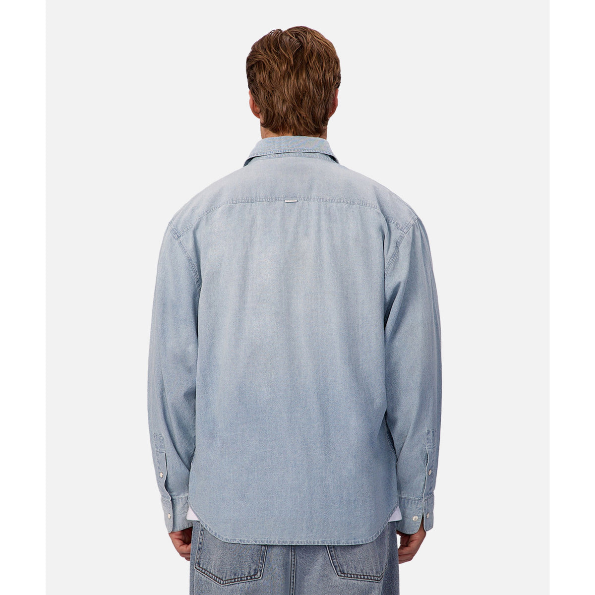 Industrie Mens The Chambray Nebraska L/S Shirt - Chambray