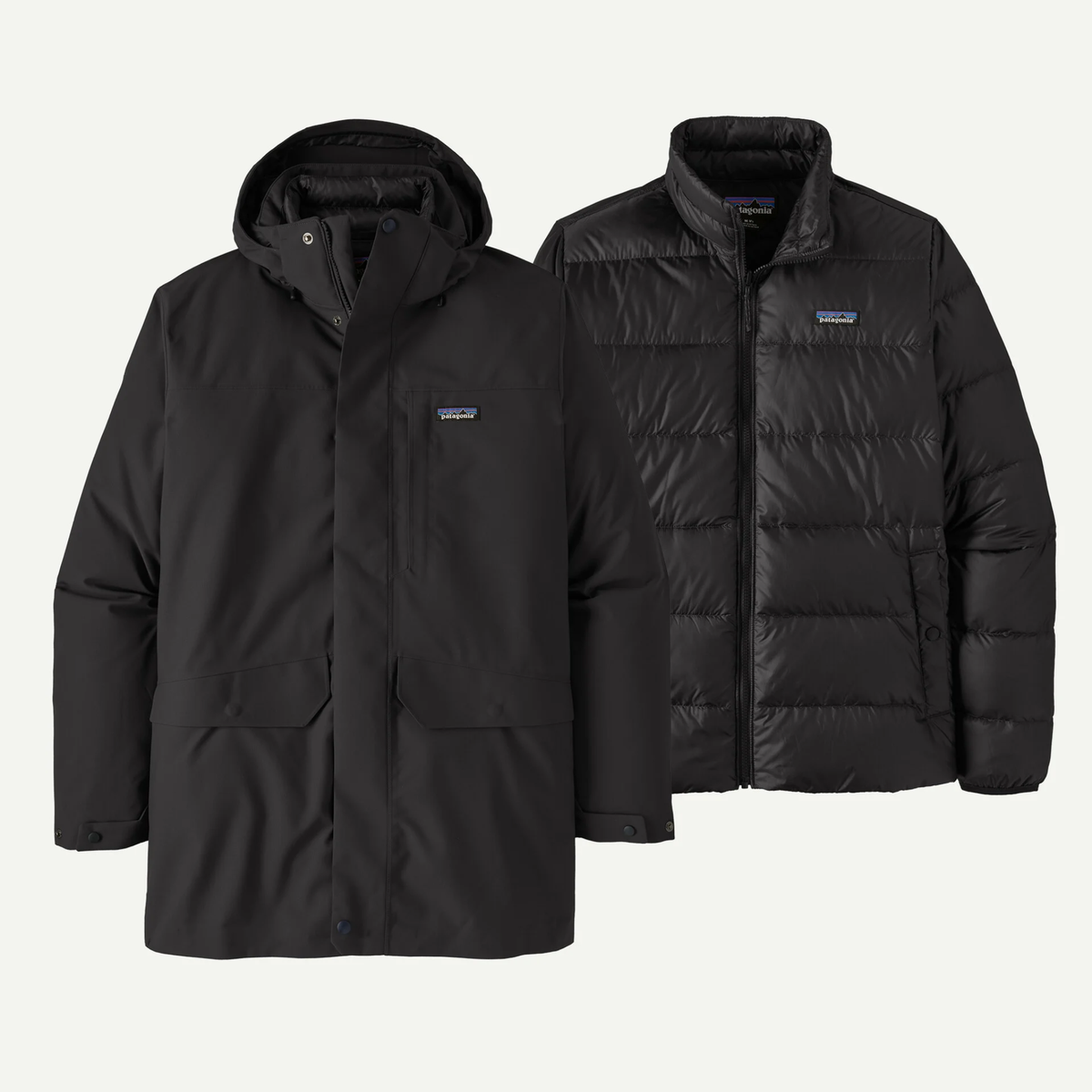 Patagonia Mens Tres 3-in-1 Parka 2025-Black