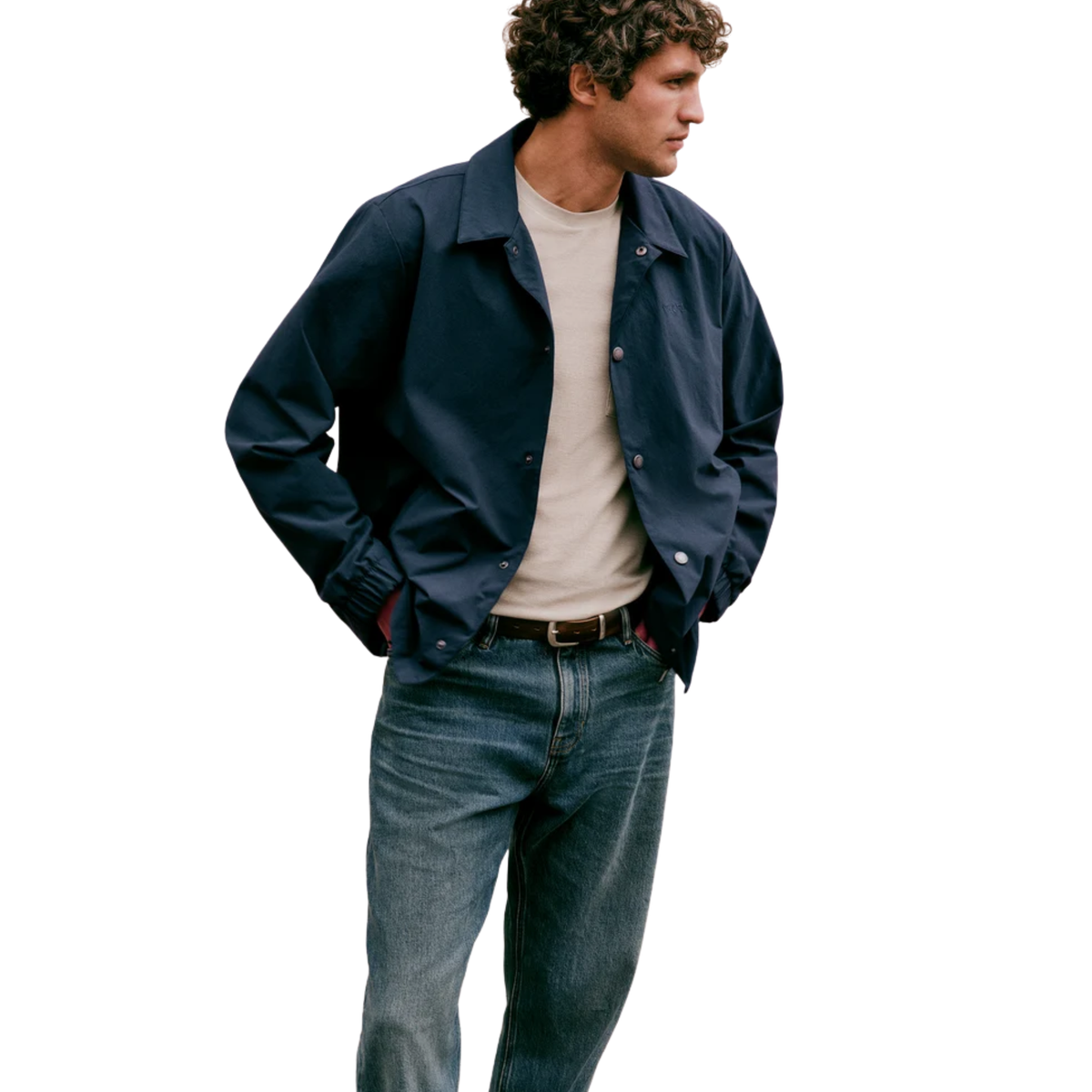 Vuori Mens V1 Coach Jacket-Ink