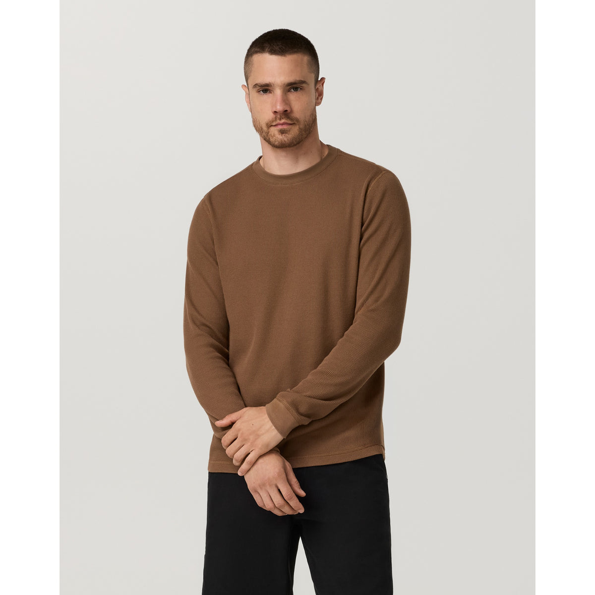 Vuori Mens Waffle Crew