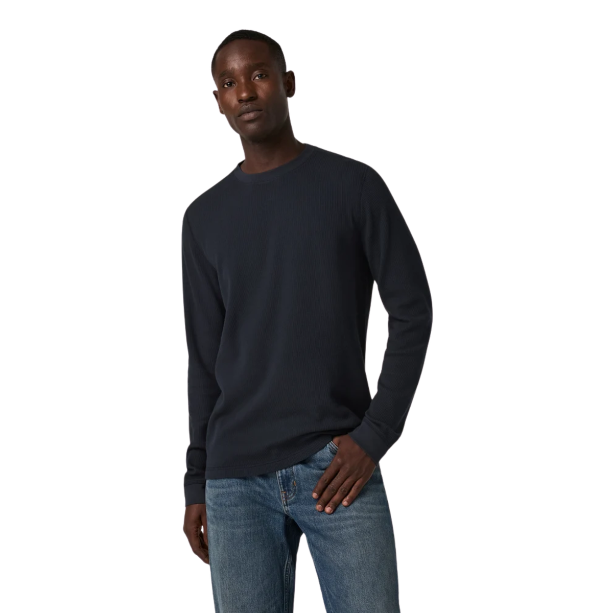 Vuori Mens Waffle Crew-Ink
